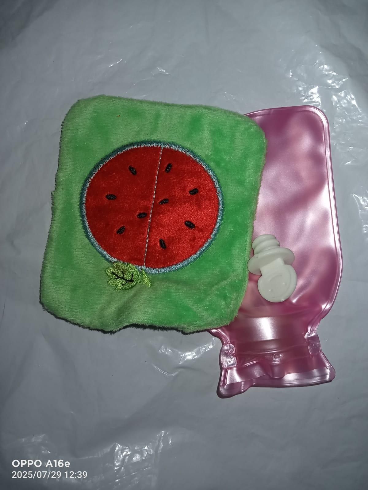 Hot Water Rubber Bottle Bag for Pain Relief Therapy in exicted colour